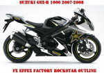 Rockstar Outline for Suzuki GSX-R 1000 2007-2008